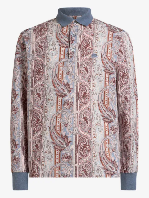 ETRO piqué polo shirt