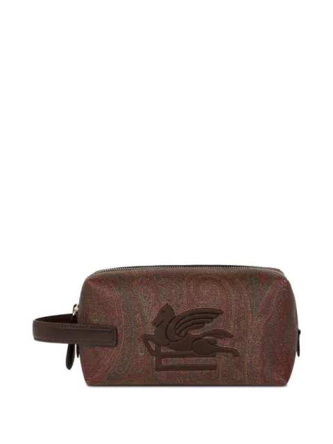 ETRO pegaso embroidery arnica pouch