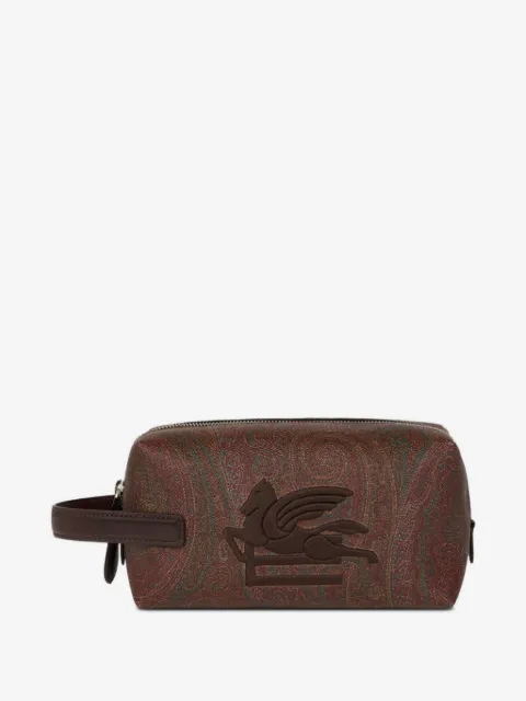 ETRO pegaso embroidery arnica pouch