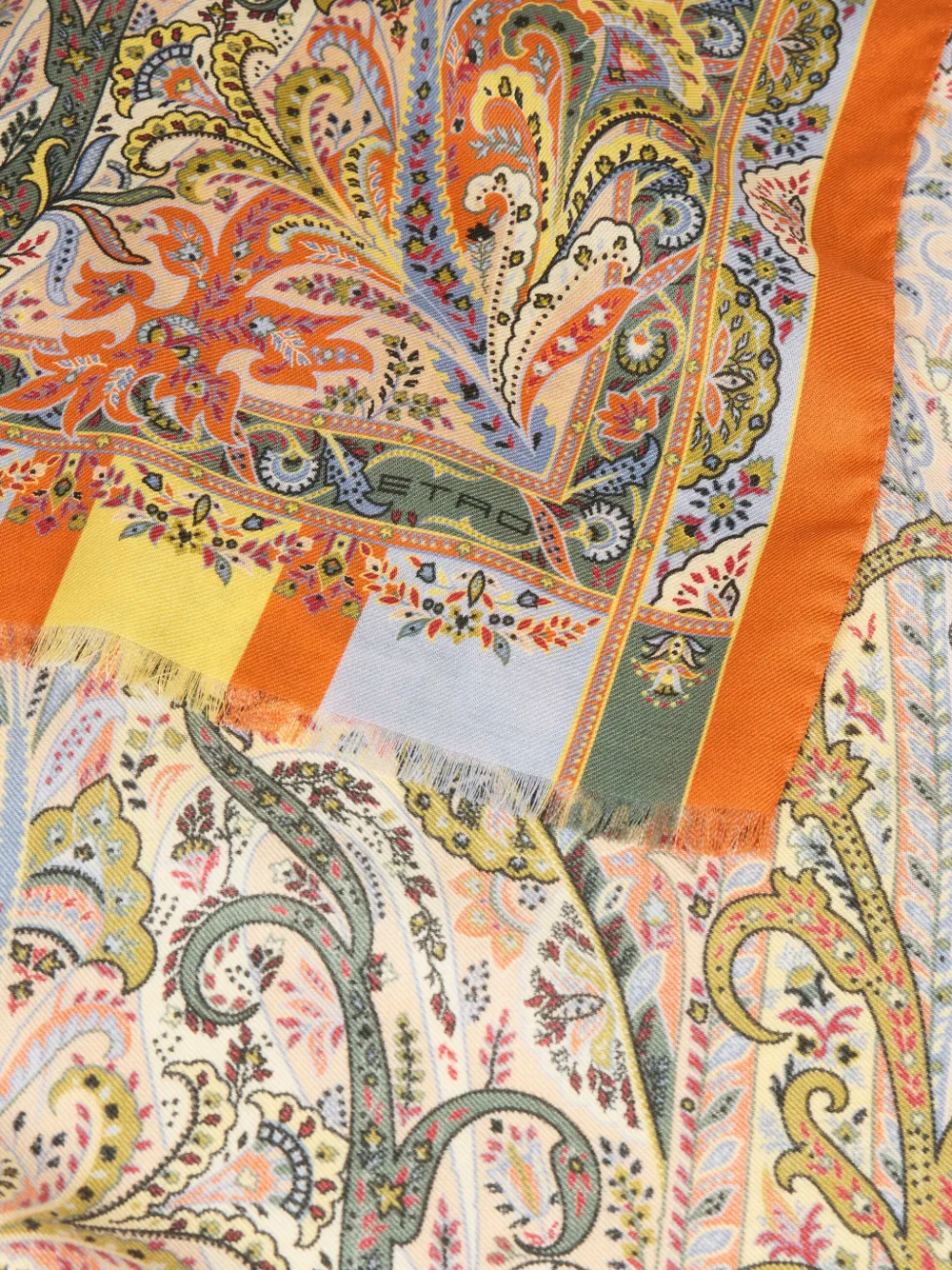 ETRO paisley scarf - Blauw