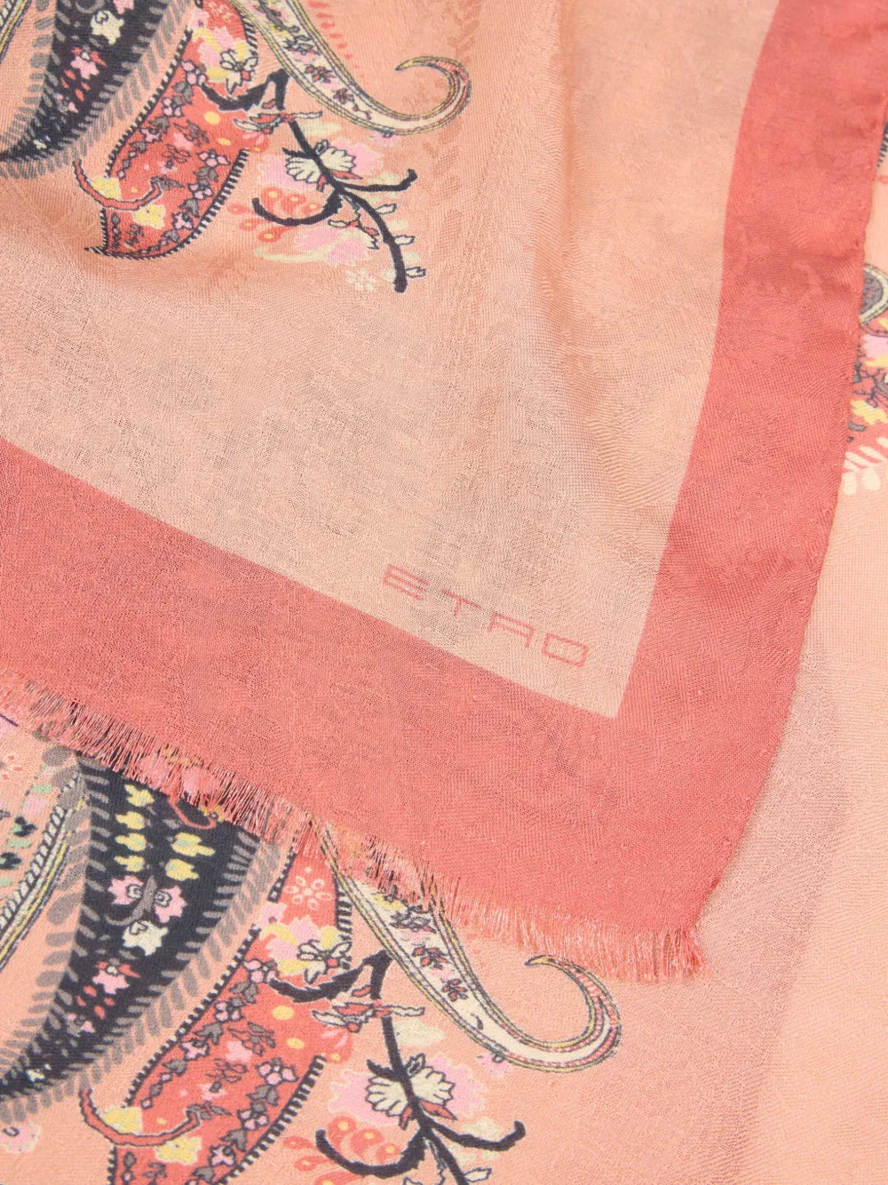 ETRO paisley-jacquard scarf - Beige