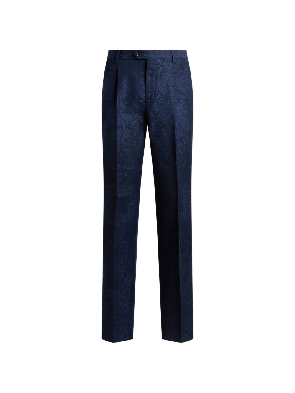 ETRO jacquard paisley trousers - Blau
