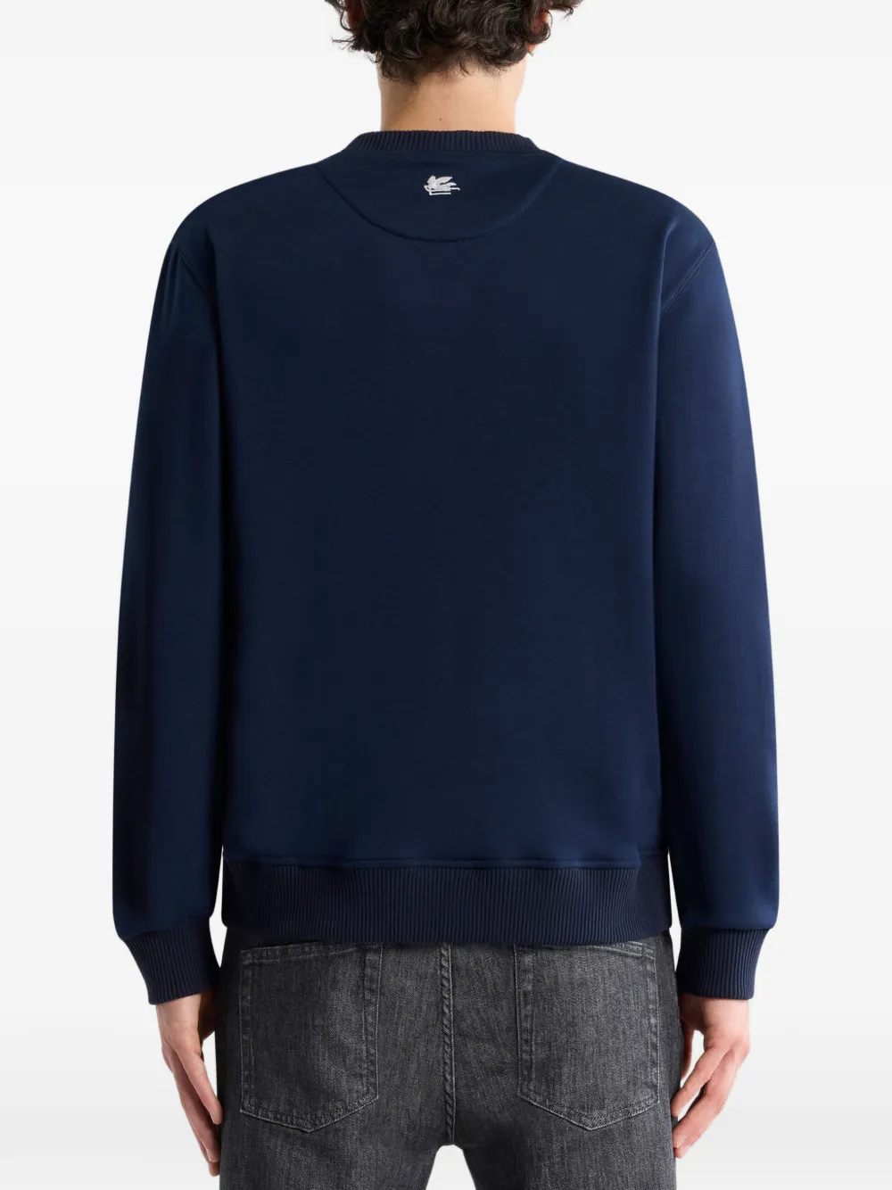  Etro Sudadera Con Estampado De Leopardo - Azul 