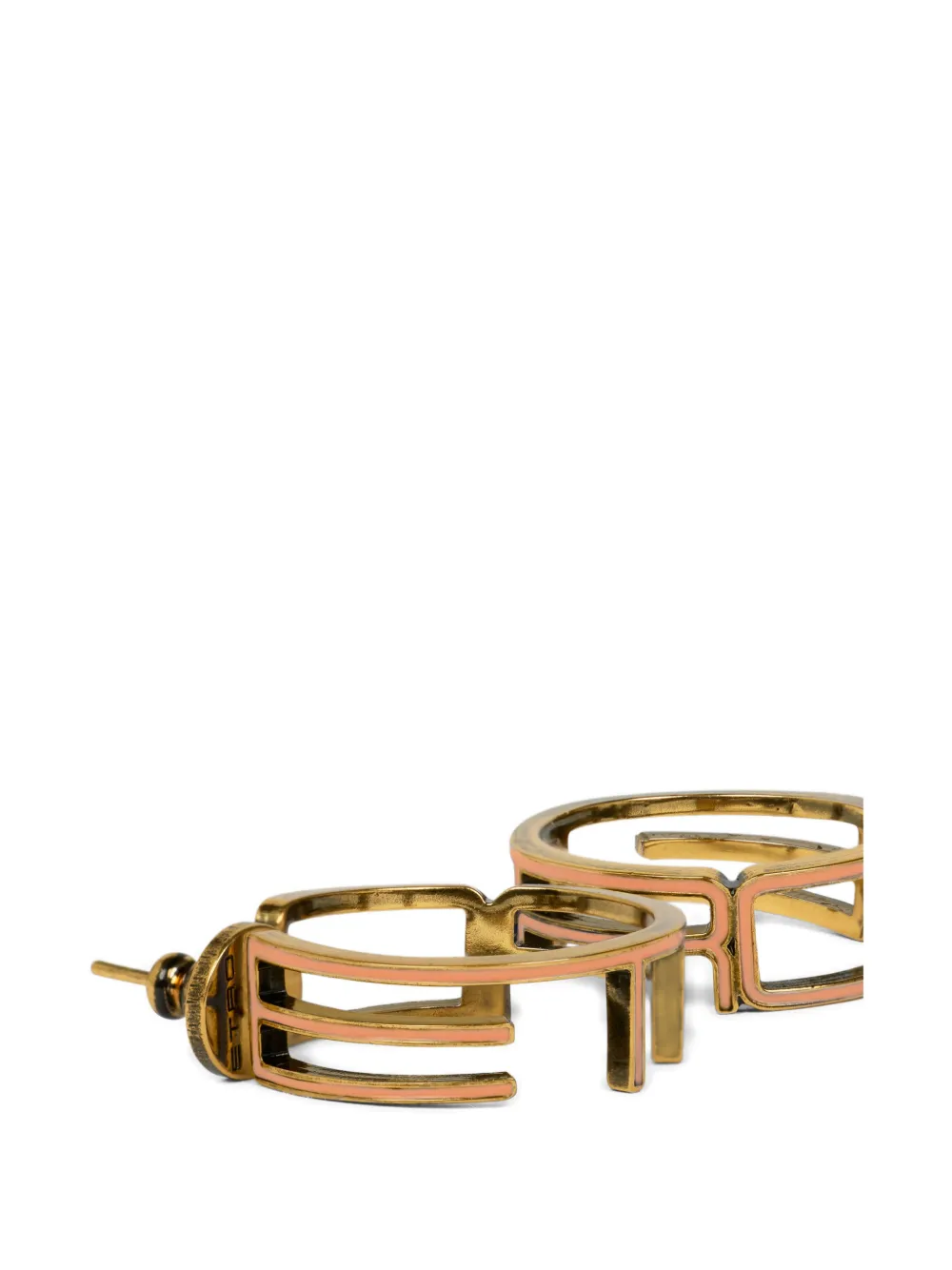  Etro Small Hoop Earrings - Gold 