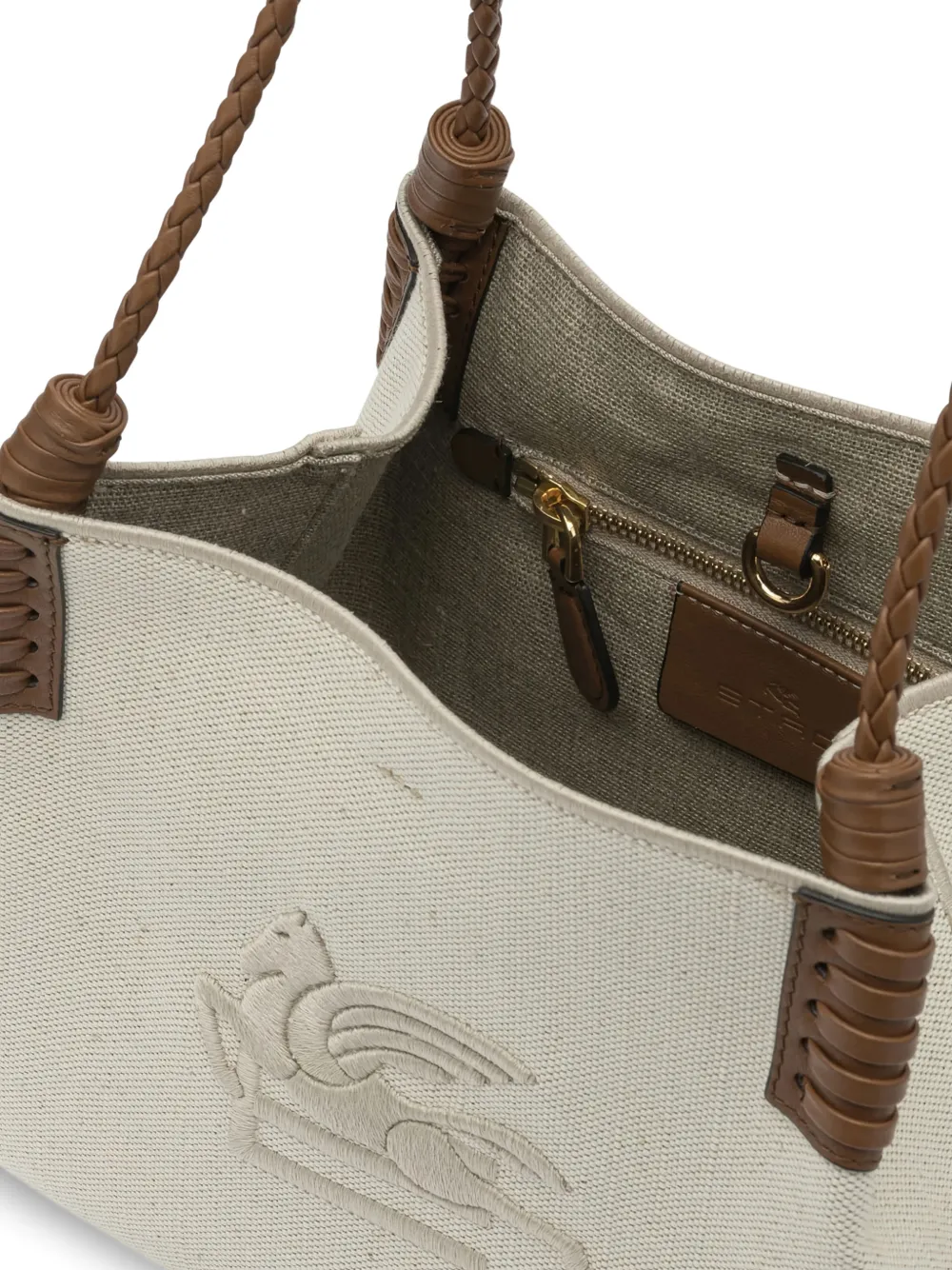 ETRO Libra kleine schoudertas Beige