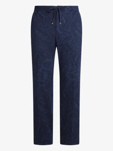 ETRO paisley-motif trousers