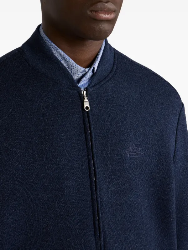ETRO ボンバージャケット | ブルー | FARFETCH JP
