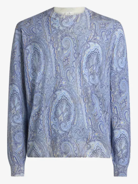 ETRO floral arnica motif sweater