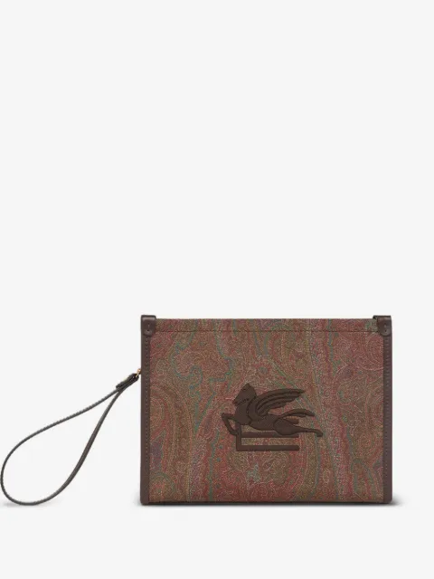ETRO Arnica pouch with Pegaso detail