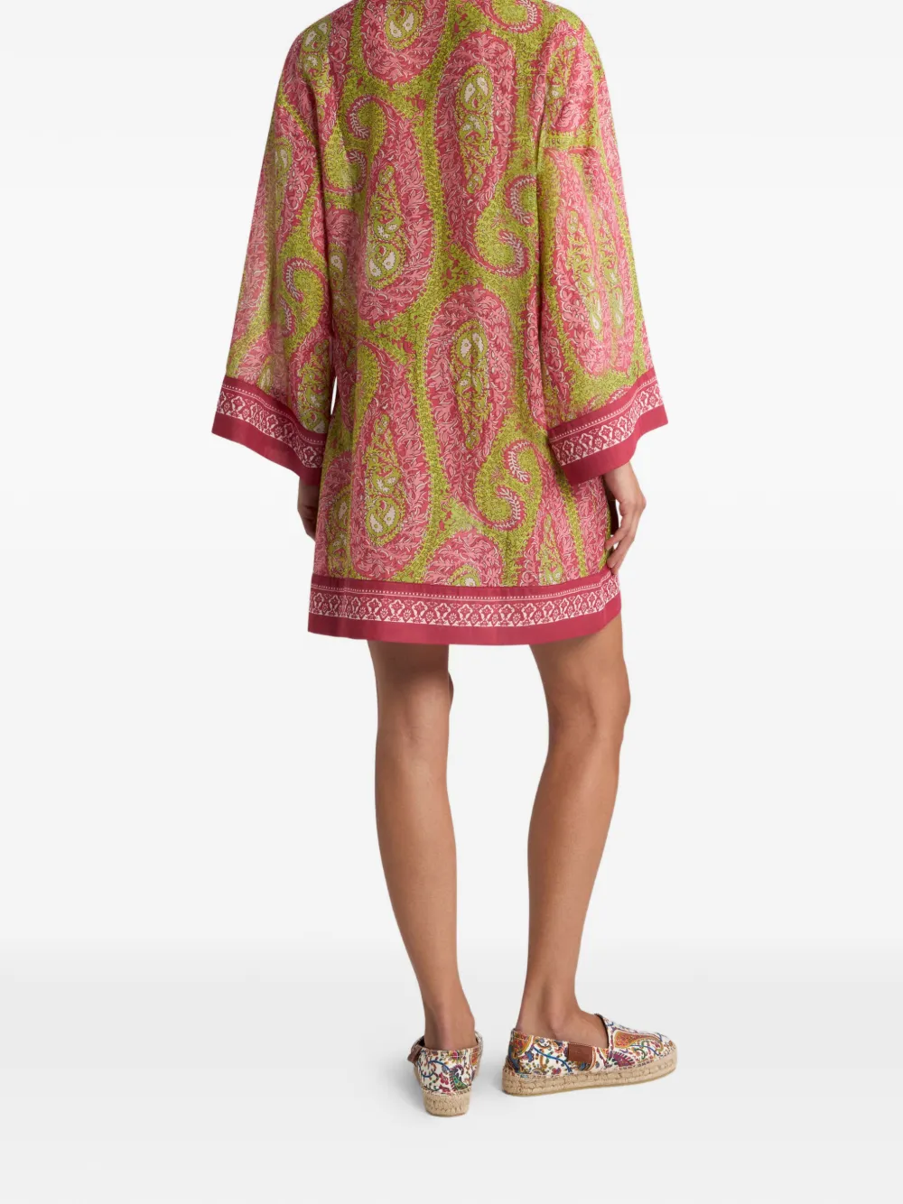 ETRO Mini-jurk met paisley-print Roze