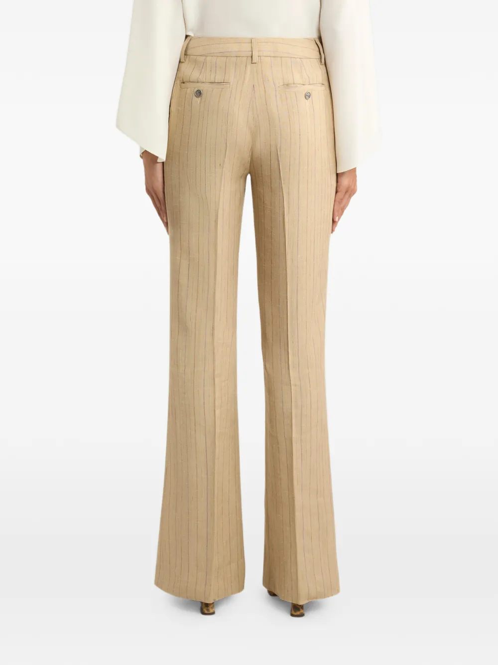 ETRO Gestreepte broek Beige