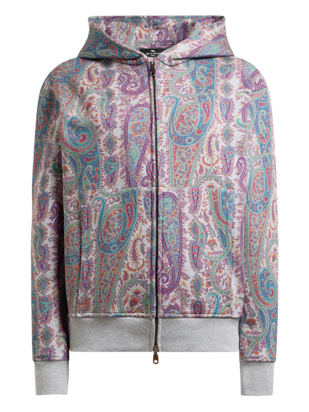 ETRO Maglione con stampa paisley - Grigio