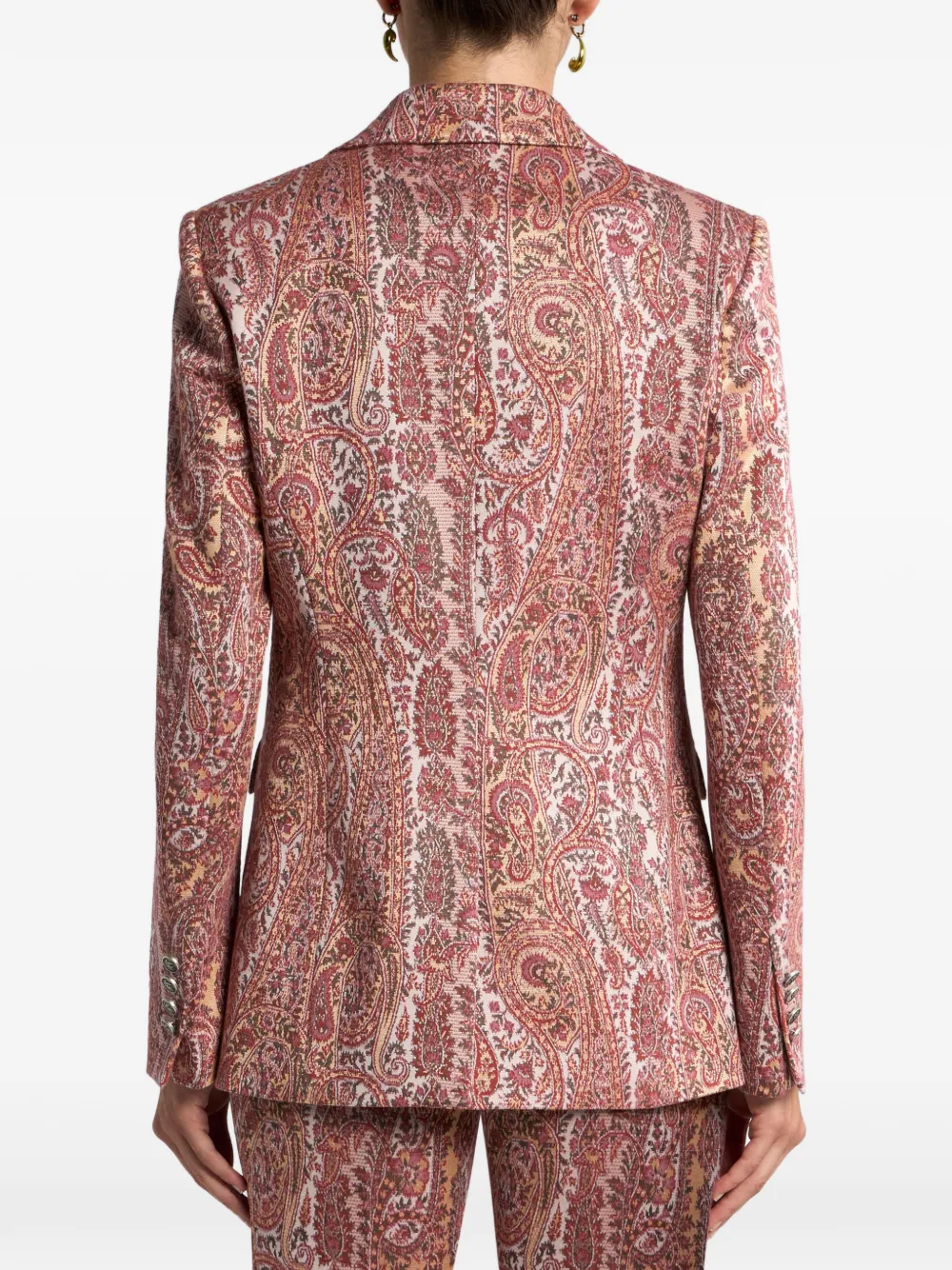 ETRO Blazer met enkele rij knopen Rood