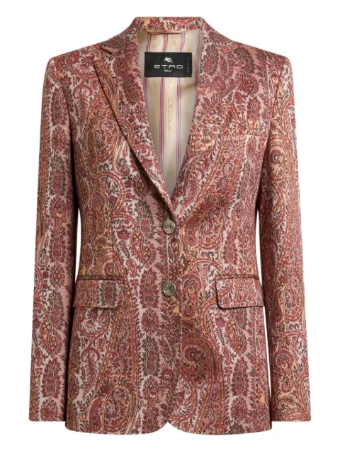 ETRO Einreihiges Jacquard-Sakko