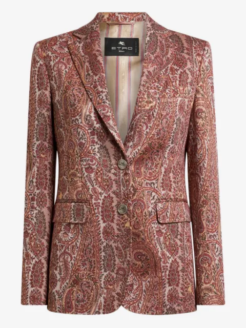 ETRO single-breasted jacquard blazer