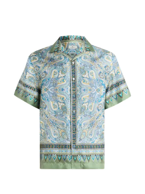 ETRO paisley-print silk shirt