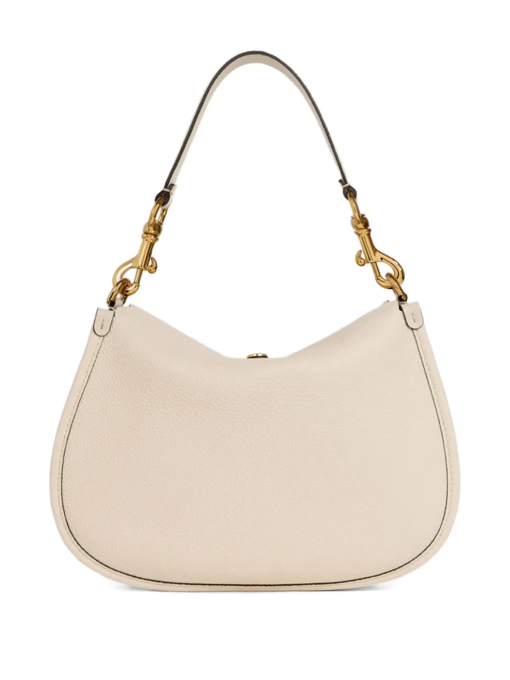 Etro Medium Tumbled Leather Crossbody Pony Bag In Neutral