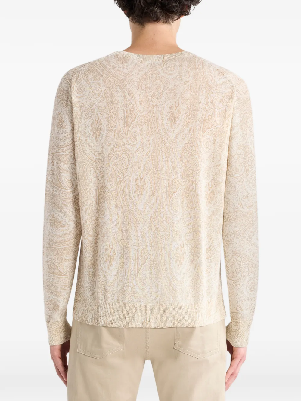 ETRO Trui met bloemenpatroon Beige