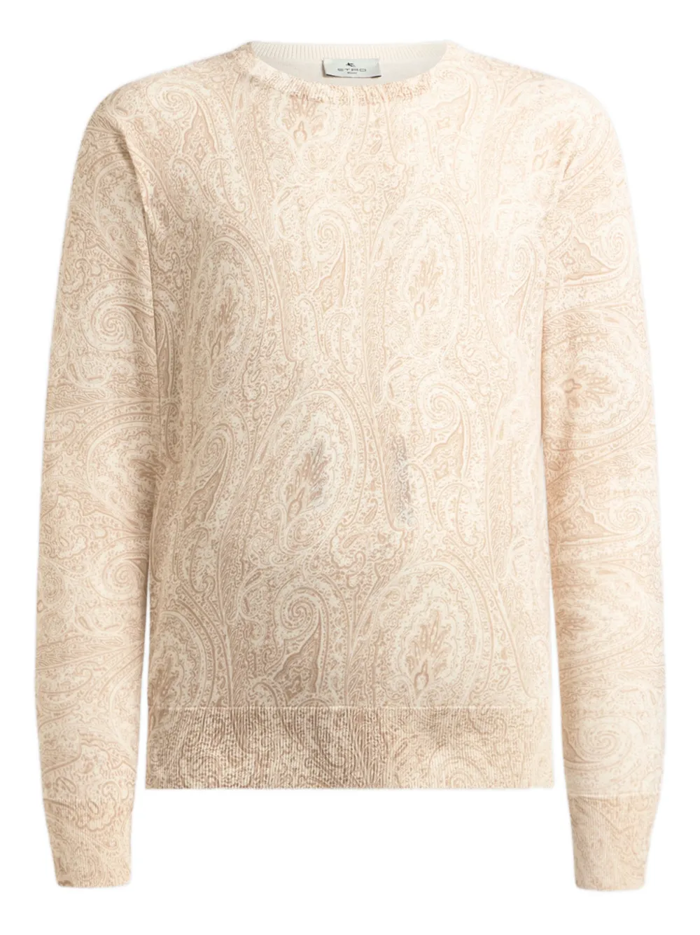 ETRO floral-motif sweater - Neutrals