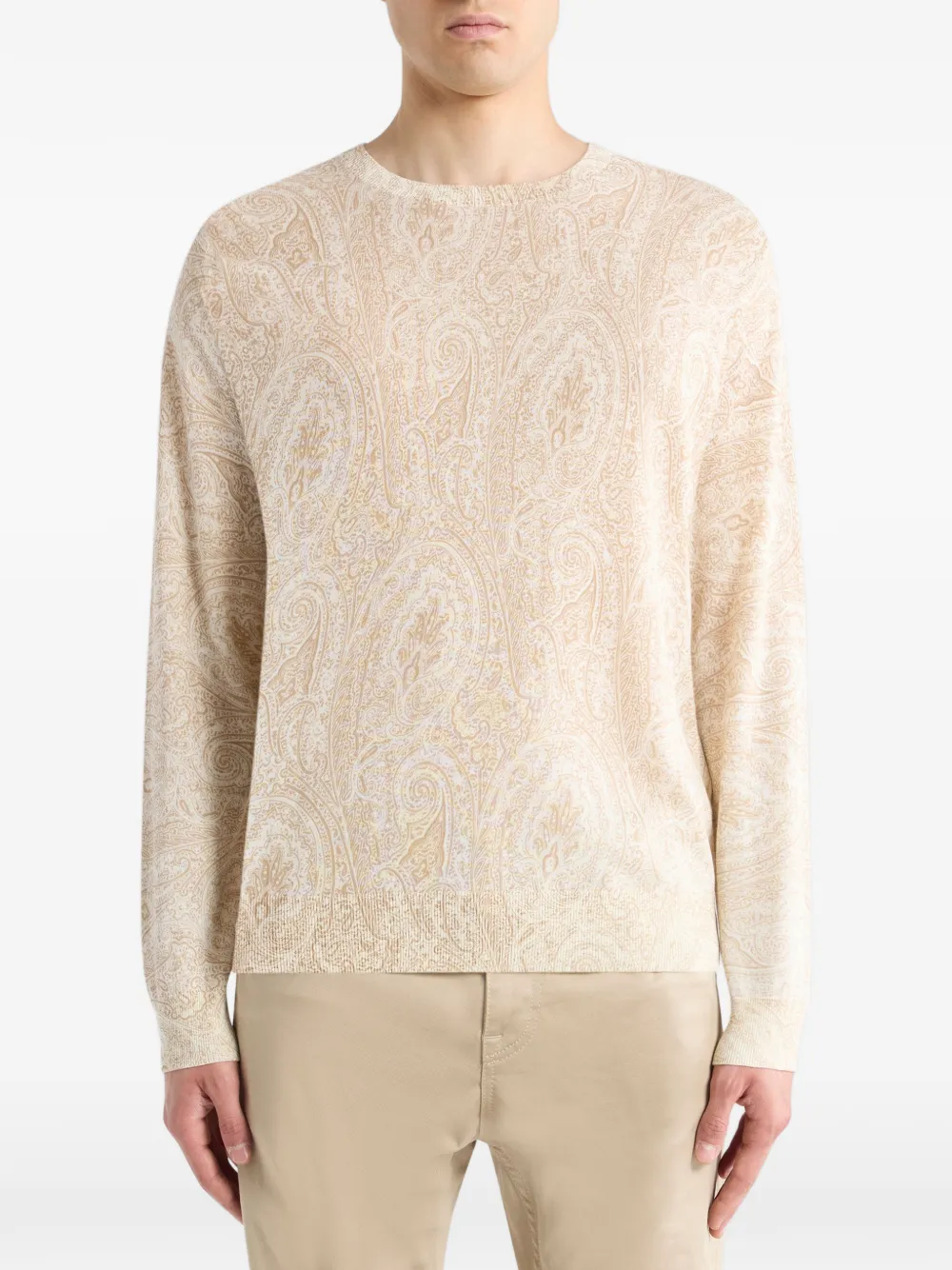 ETRO Trui met bloemenpatroon - Beige