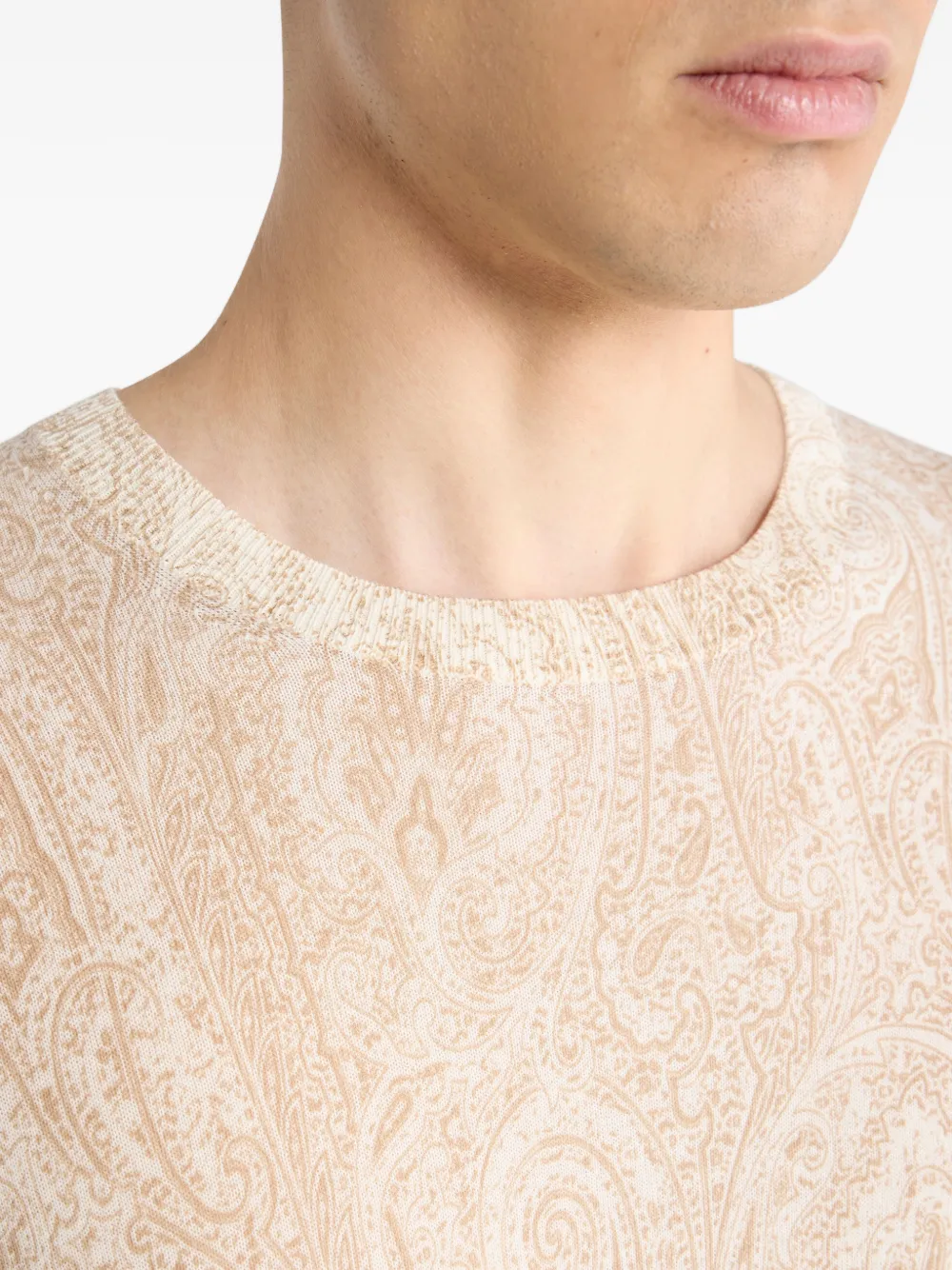ETRO Trui met bloemenpatroon Beige