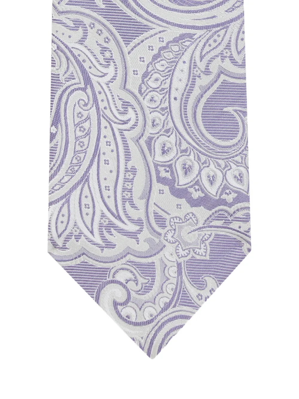 ETRO striped jacquard tie - Paars