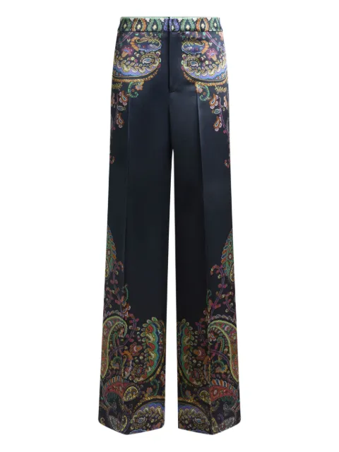 ETRO pantalones anchos estampados