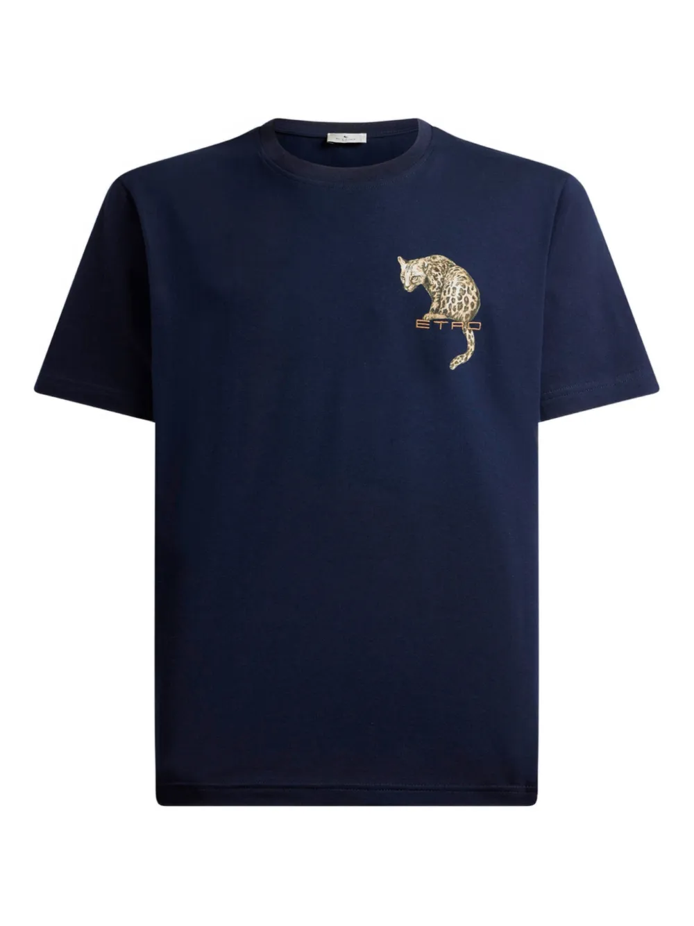 ETRO playera con estampado de leopardo | azul | Image 1
