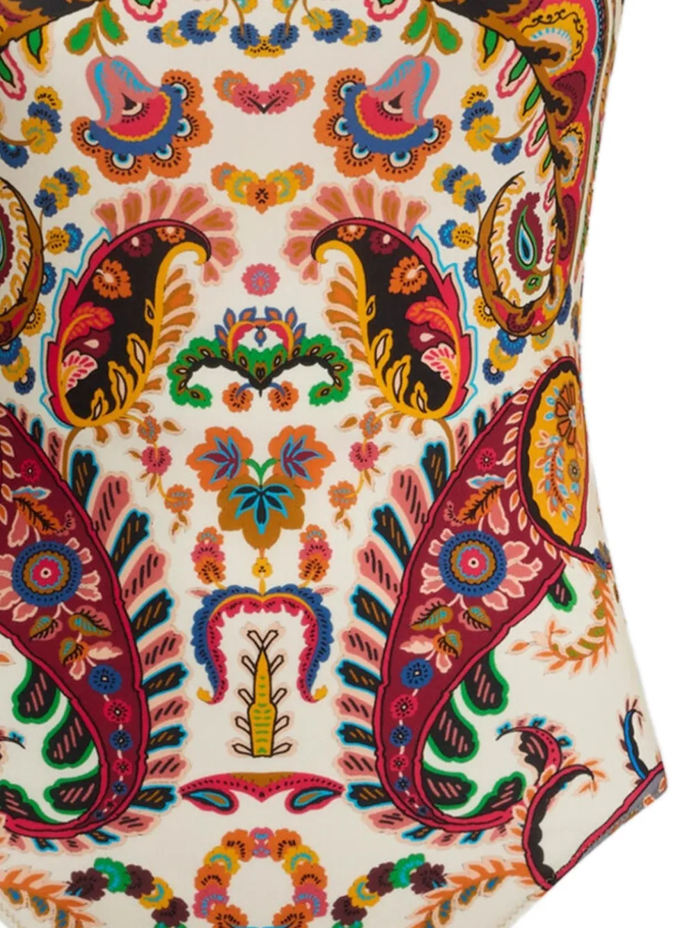 Etro Floral Paisley-motif Swimsuit - Neutrals 