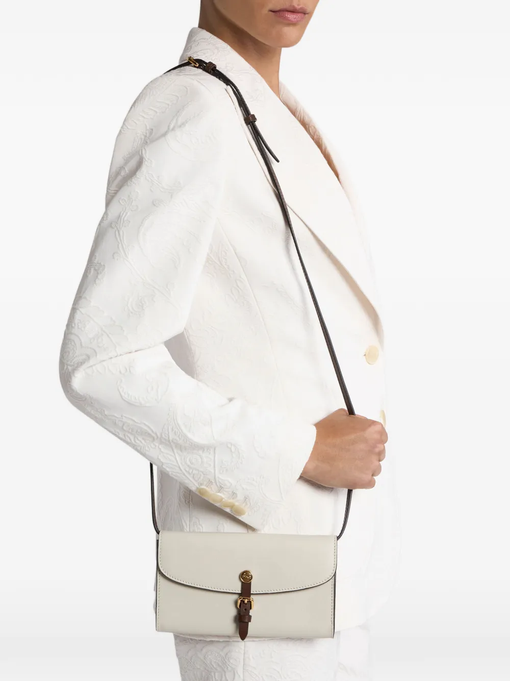 ETRO Pony leather wallet - Beige