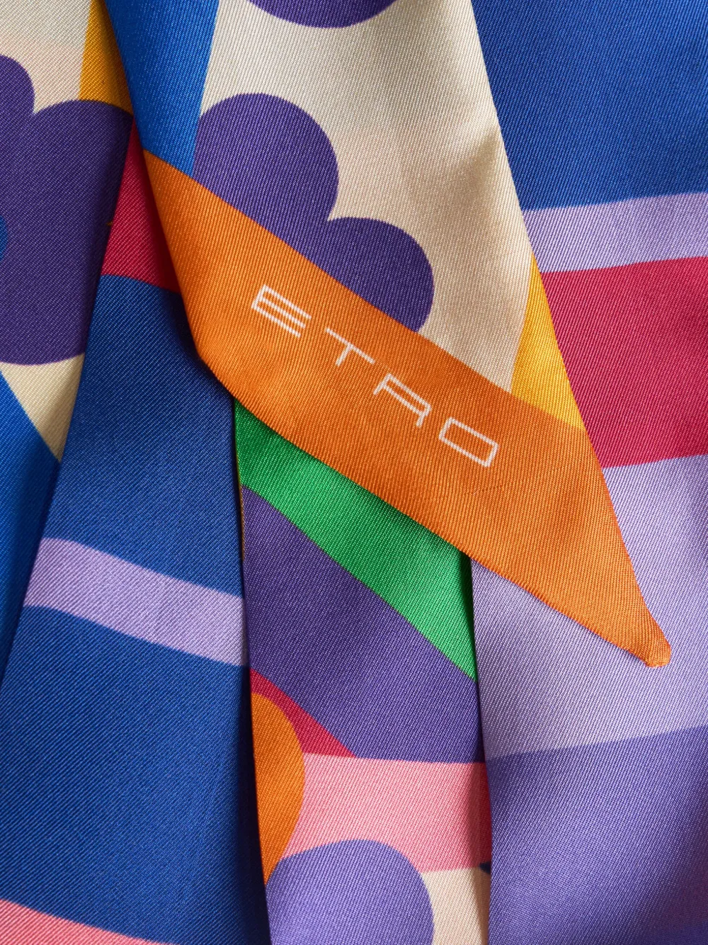 ETRO ペイズリーシルクスカーフ | ブルー | FARFETCH JP