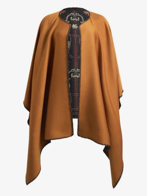 ETRO Wendbares Cape mit Muster