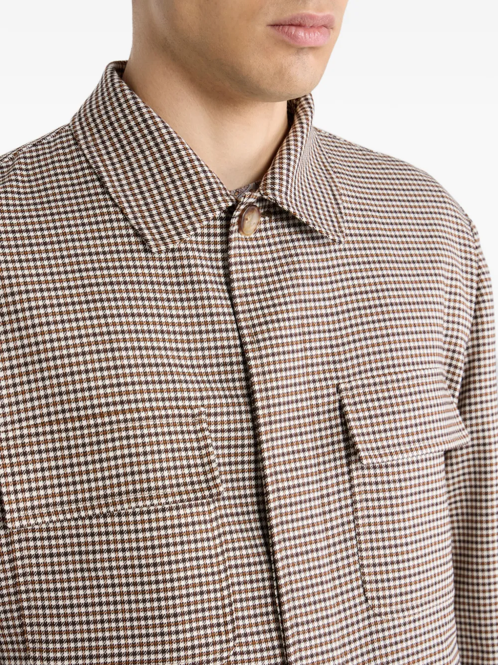 ETRO Jack met gingham ruit Bruin
