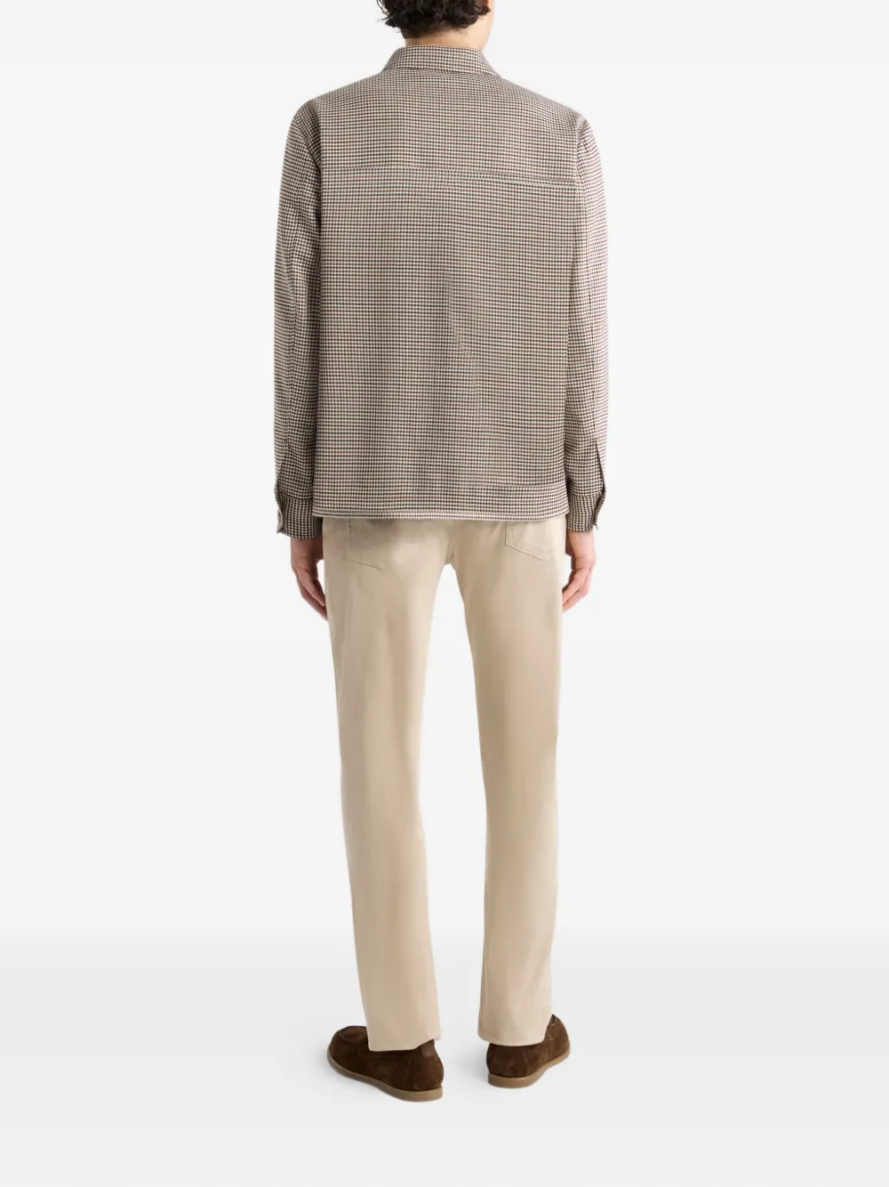 ETRO gingham jacket - Marrone