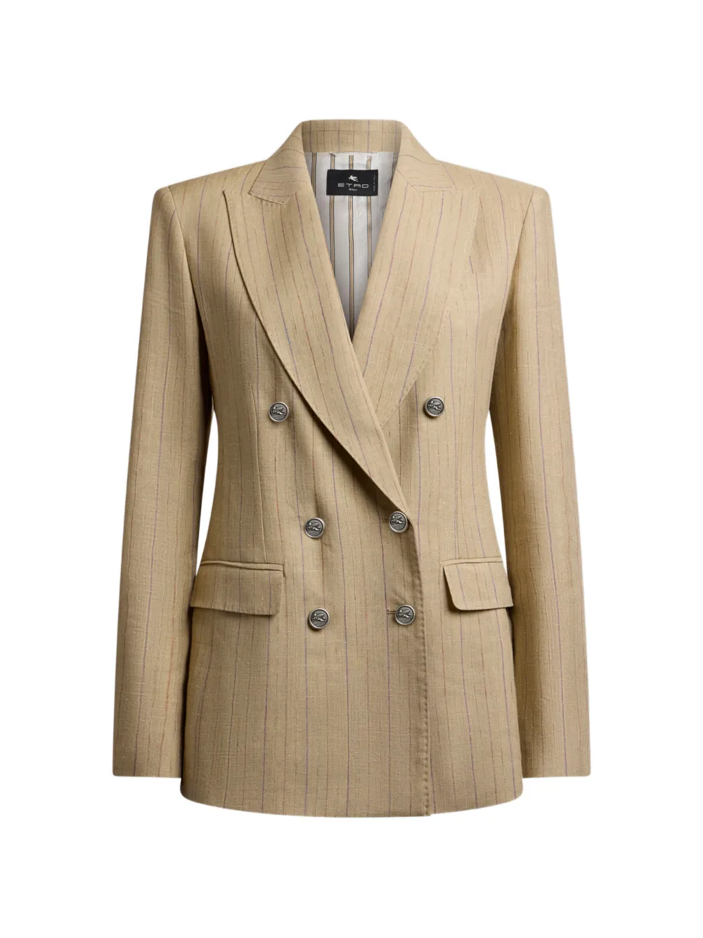 ETRO striped blazer - Toni neutri