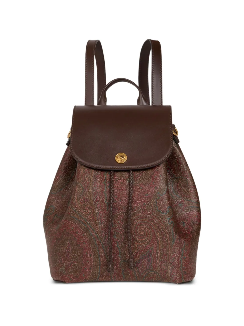 ETRO medium Arnica paisley backpack - Marrone