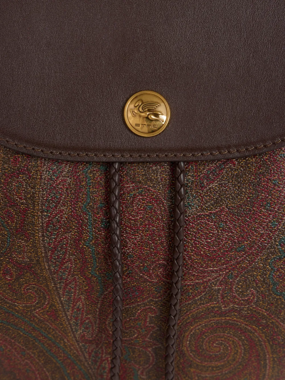 ETRO medium Arnica paisley backpack Bruin