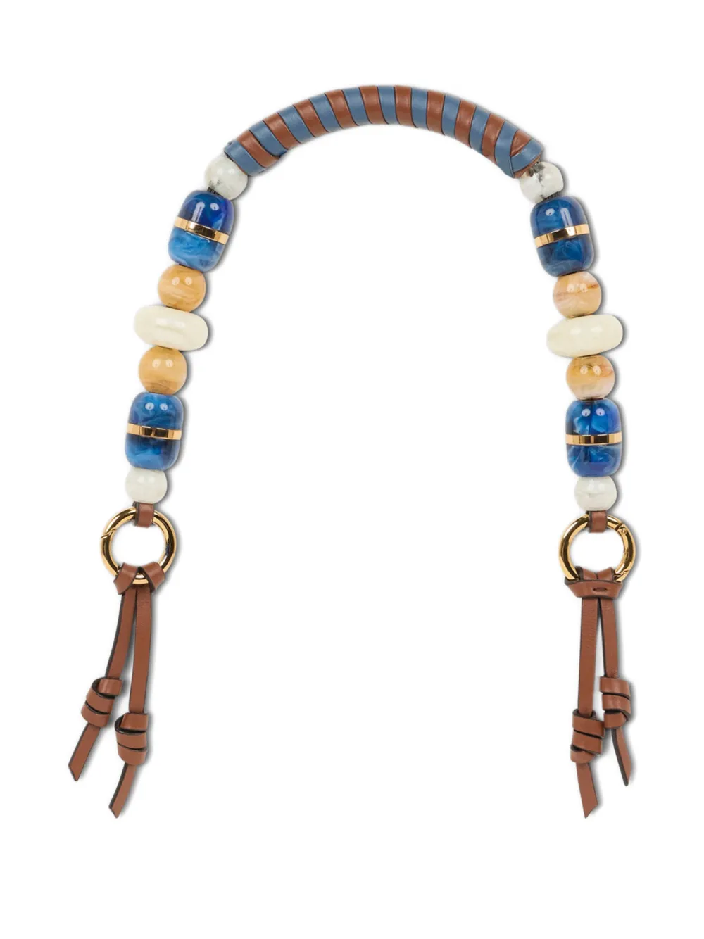 ETRO marble bag handle - Blu