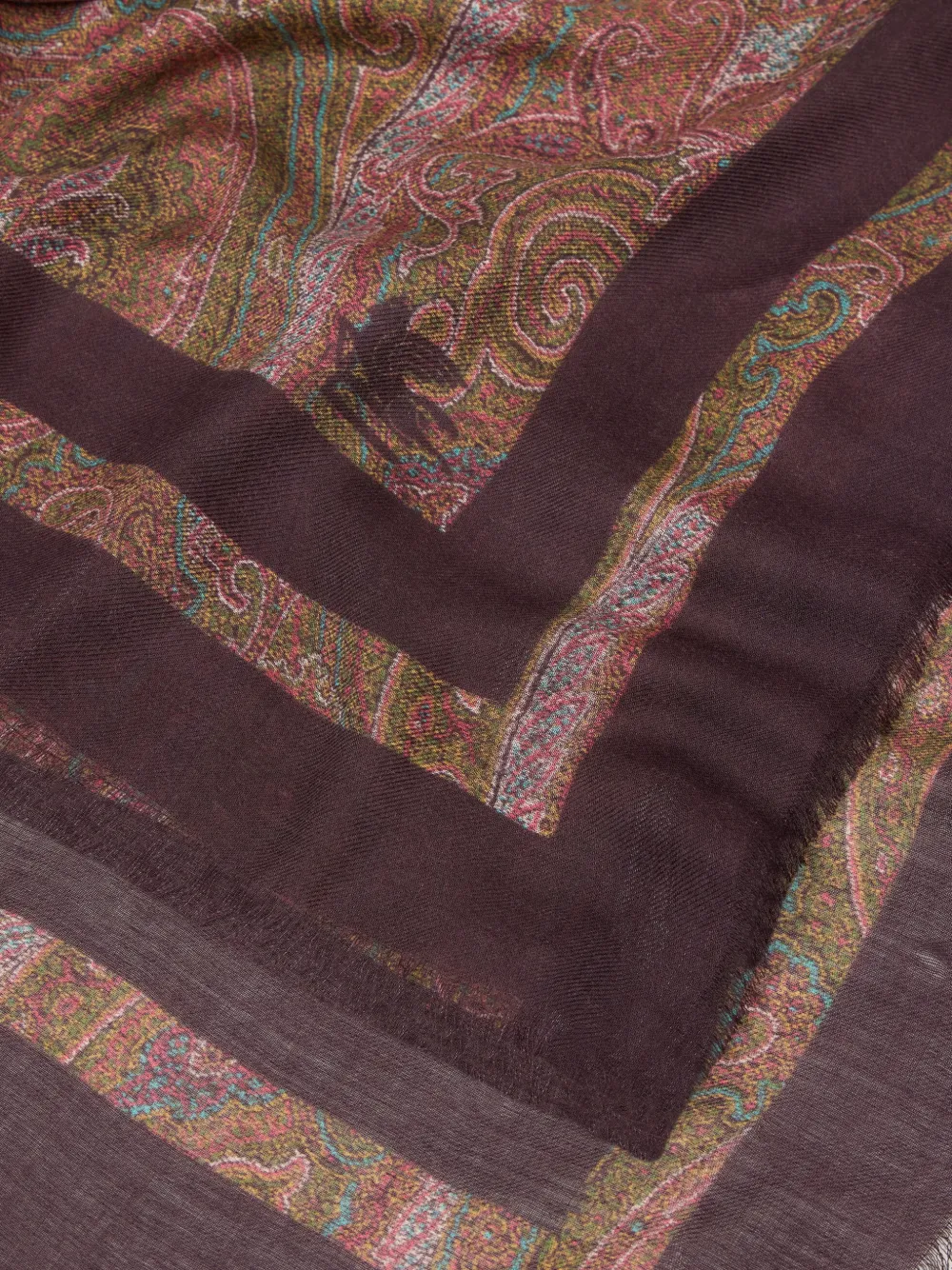 ETRO cashmere-blend scarf - Bruin