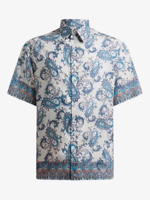 ETRO floral paisley cotton shirt