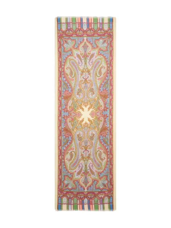 Etro Paisley Scarf in Neutrals