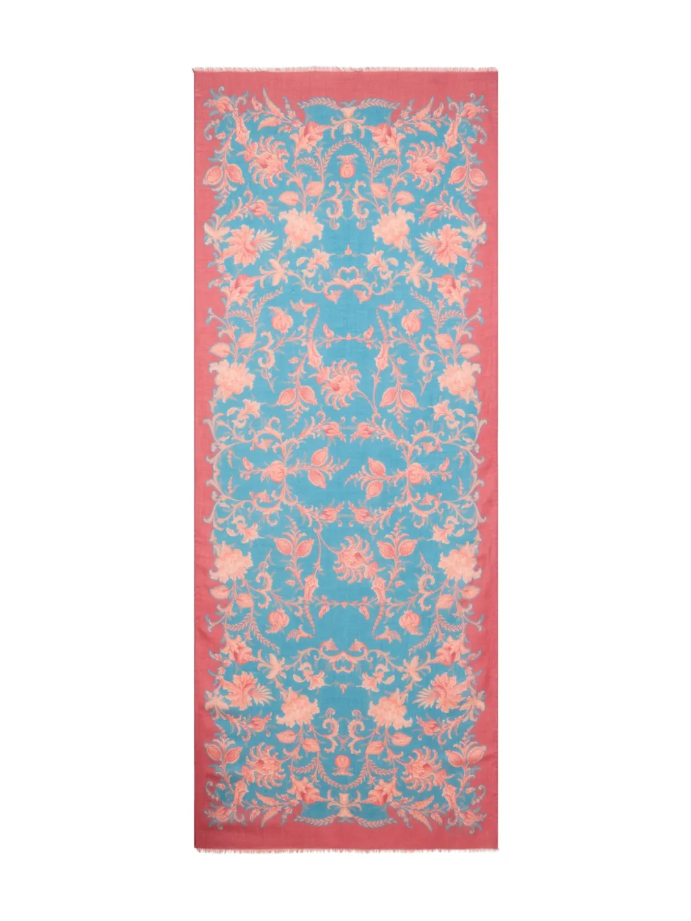 ETRO floral scarf - Blu