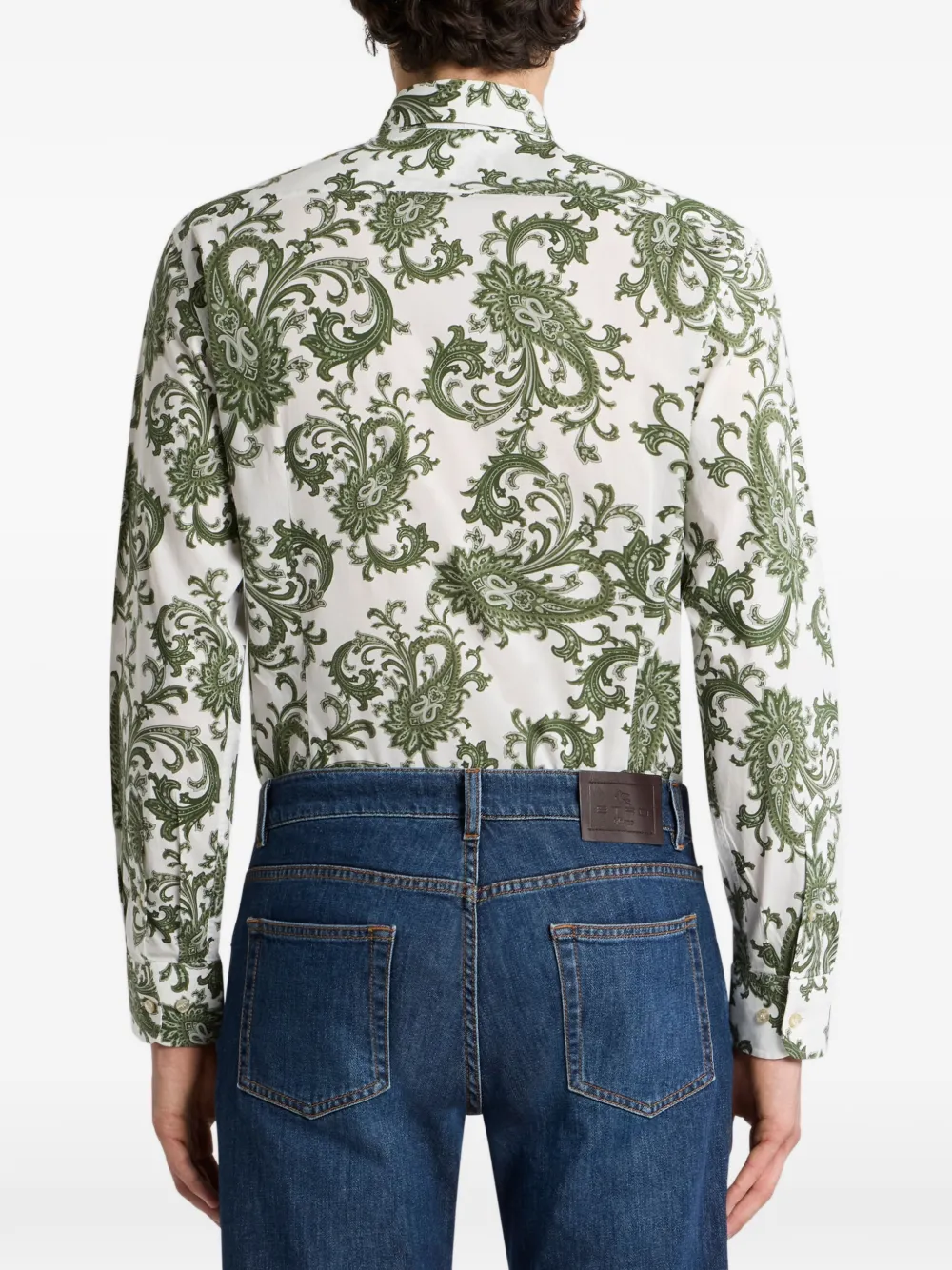 ETRO Overhemd met paisley-print Wit