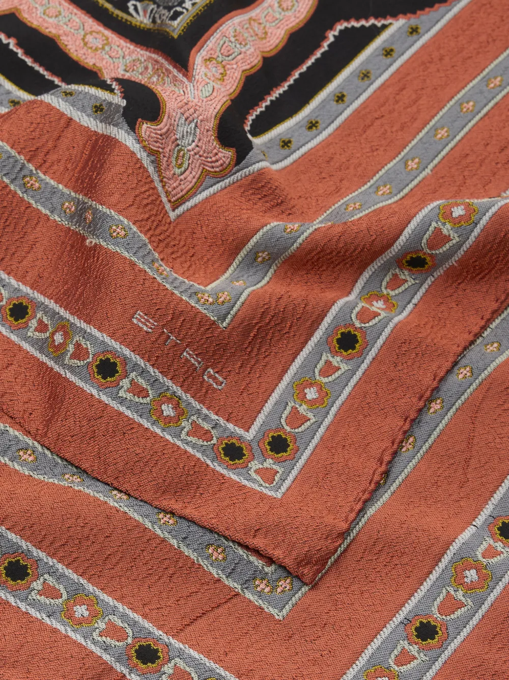 ETRO Sjaal met patroon - Zwart