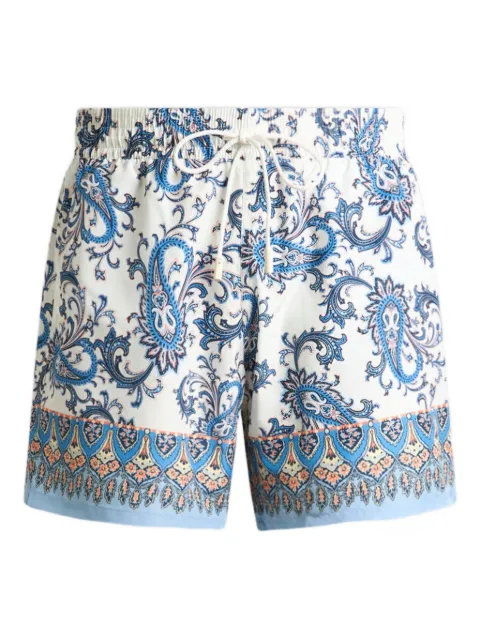 ETRO short de bain Leafy à motif cachemire imprimé