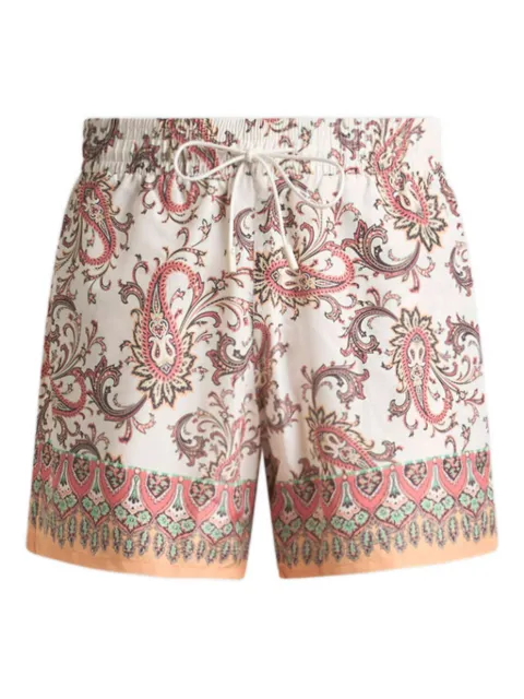 ETRO Leafy Paisley Print Swim Shorts