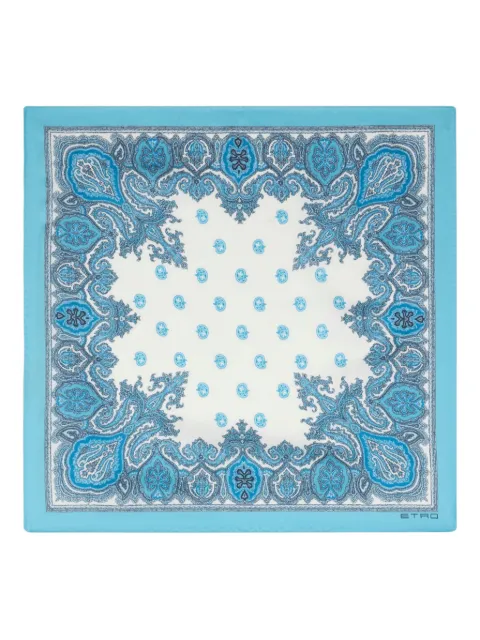 ETRO paisley silk pocket square