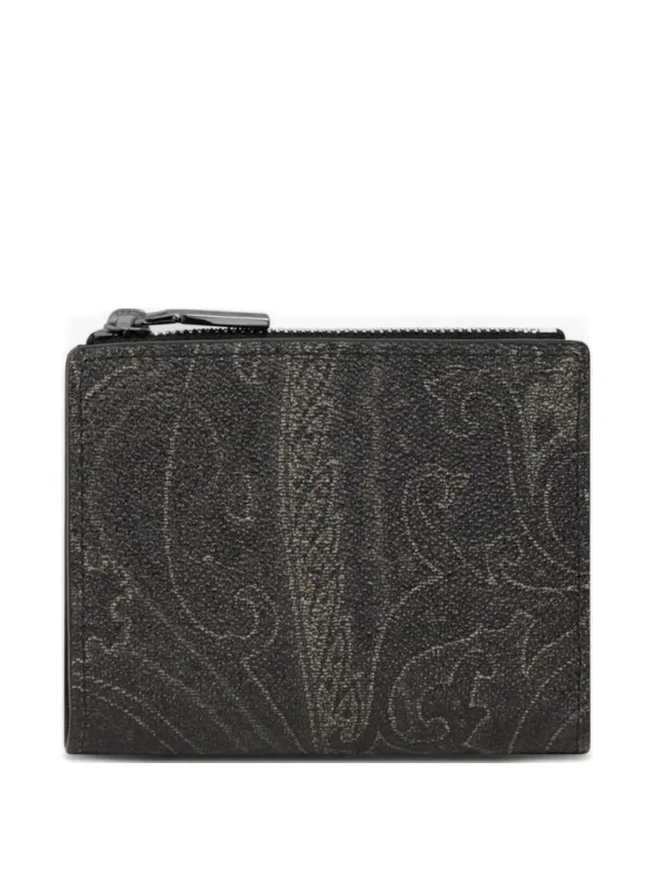 ETRO ファスナー財布 | ブラック | FARFETCH JP