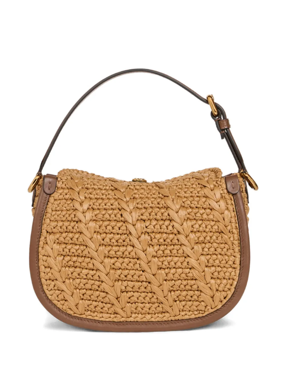 ETRO small Pony crocheted tote bag - Beige