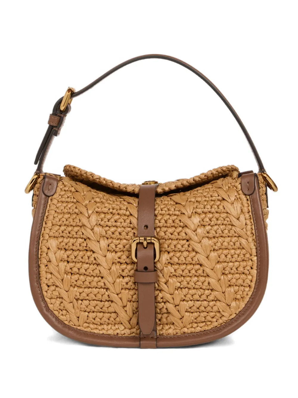 ETRO small Pony crocheted tote bag - Toni neutri
